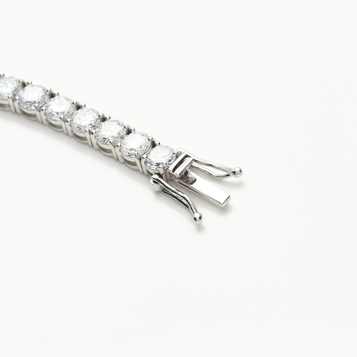 A Daily Presence Tennis Bracelet in 14k White Gold