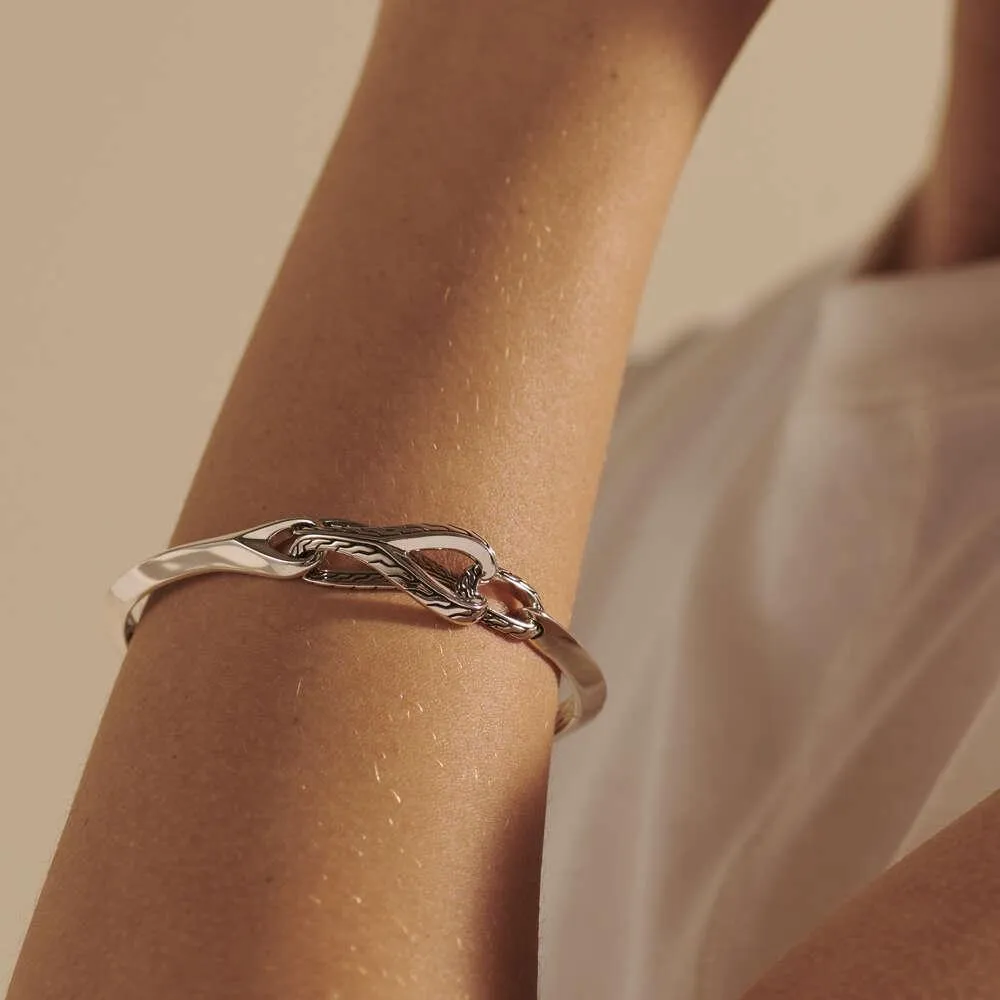 Asli Classic Chain Link Hinged Bangle