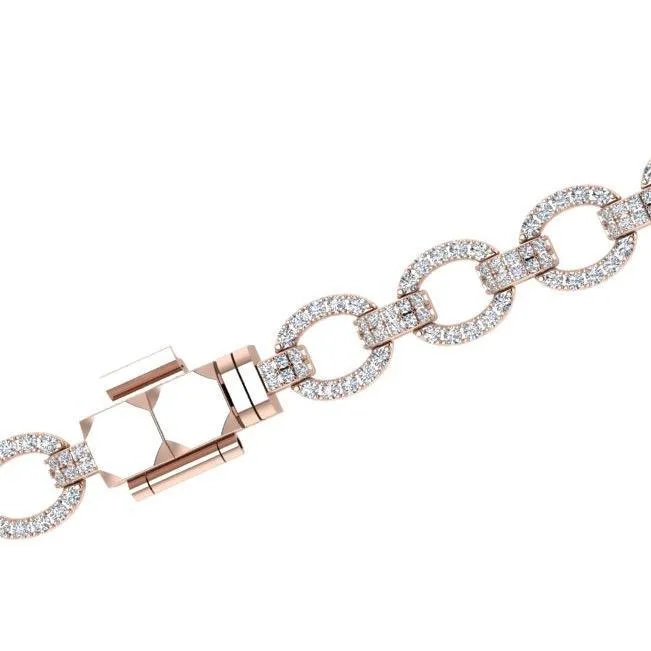 Diamond Link Bracelet 18K Gold (1.80 ct. tw)