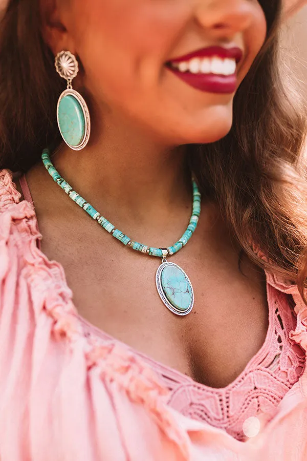 Kindness Counts Turquoise Necklace