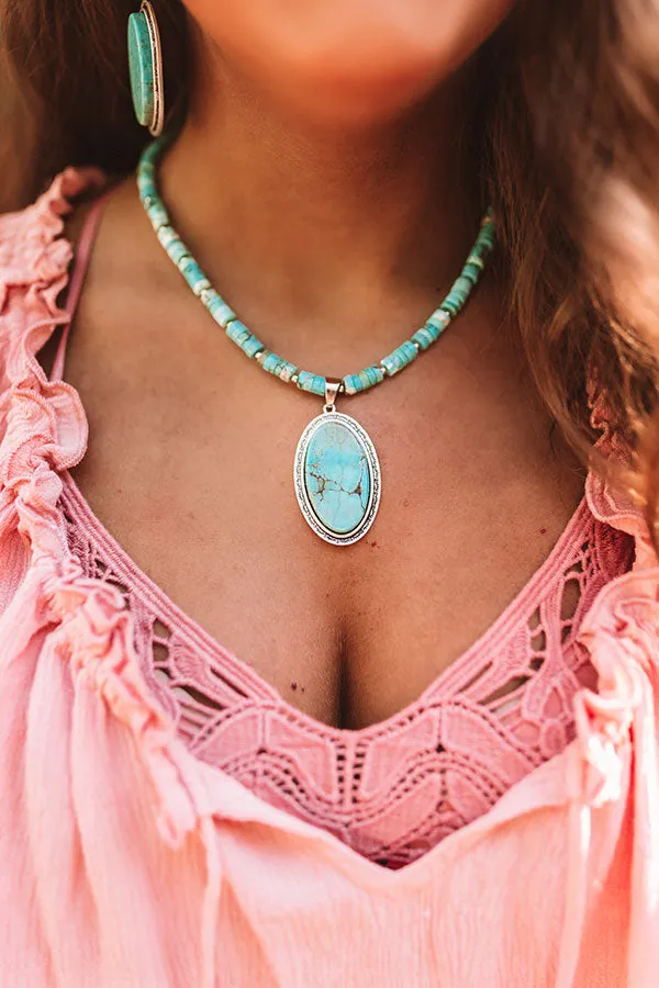 Kindness Counts Turquoise Necklace