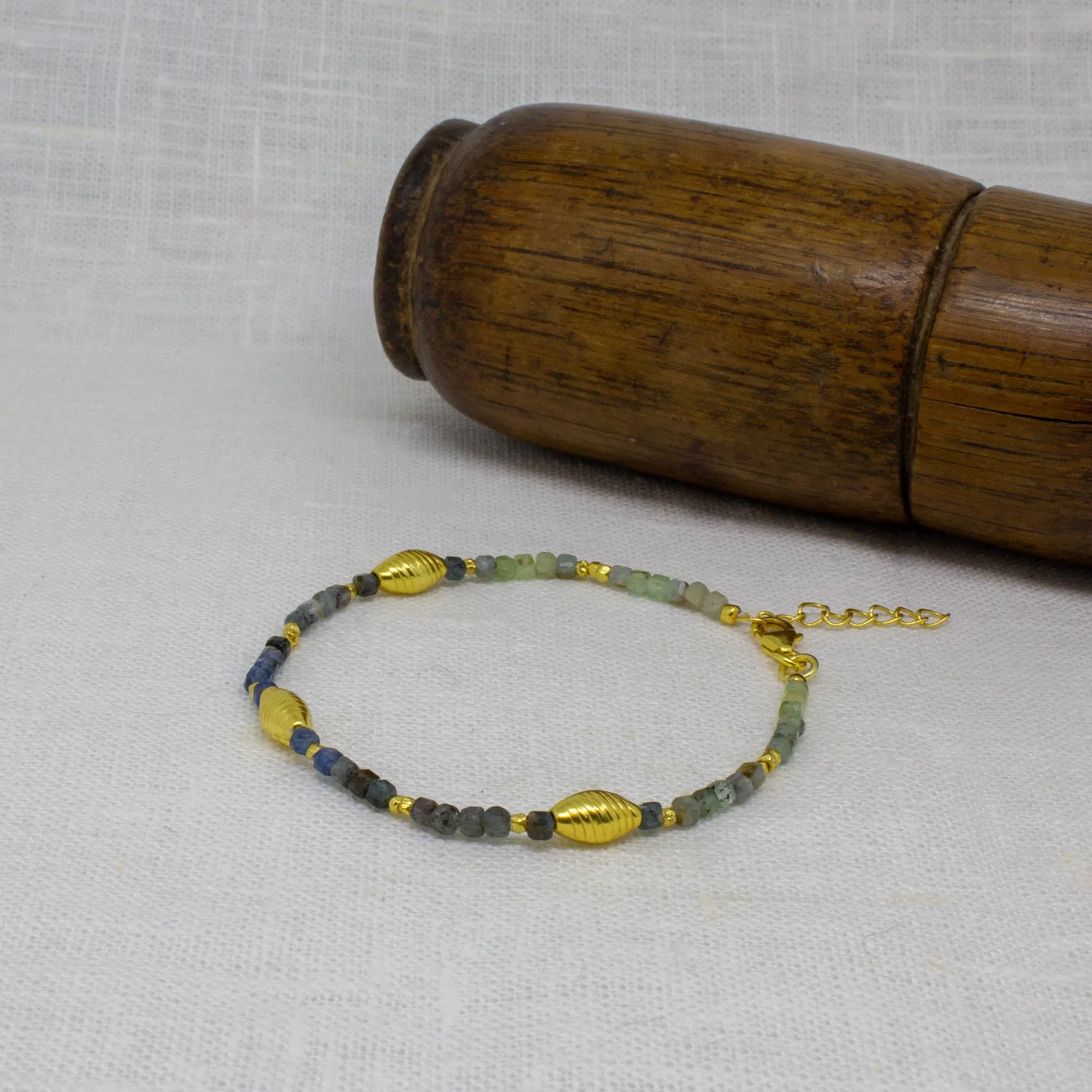 Koa Beaded Gemstone Bracelet