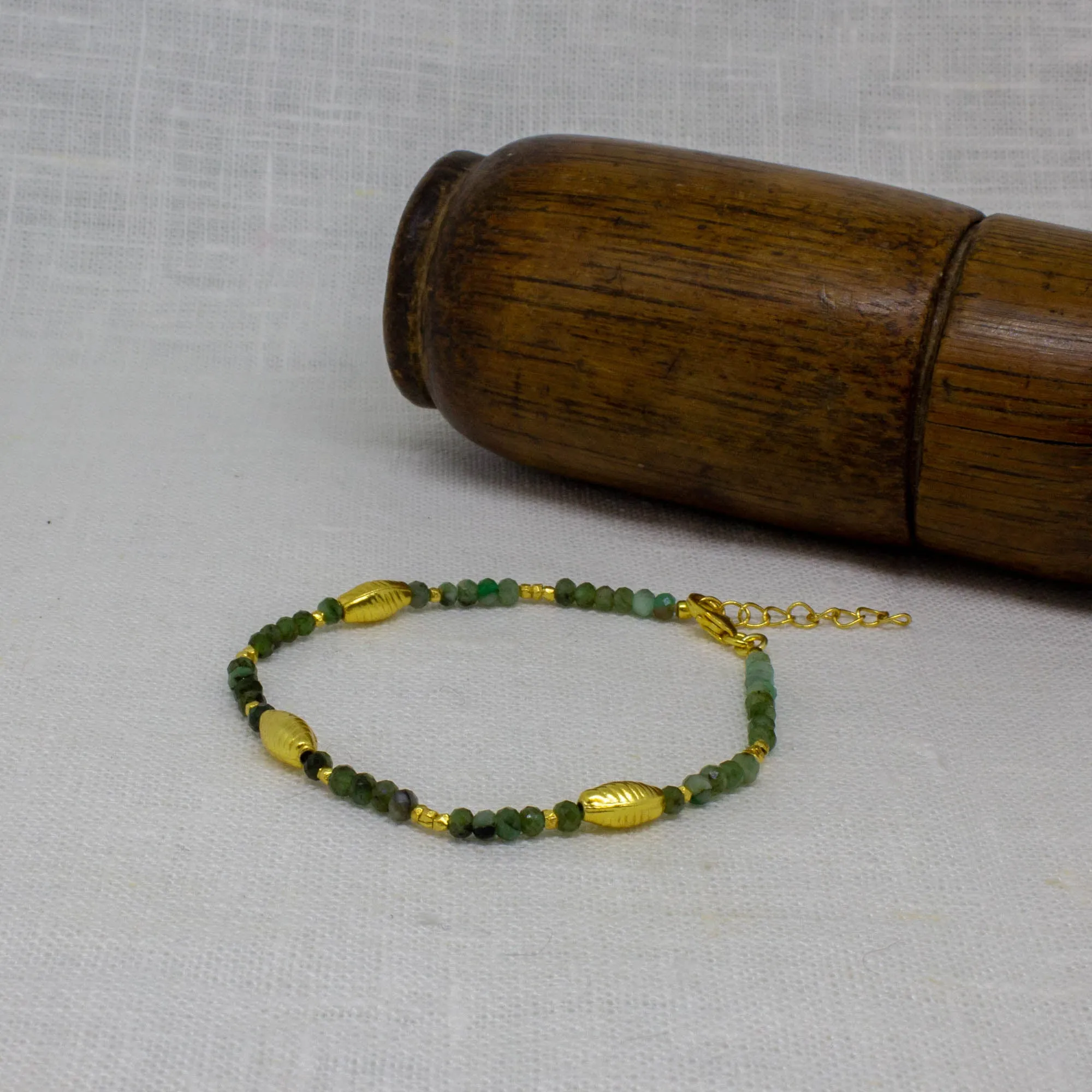 Koa Beaded Gemstone Bracelet