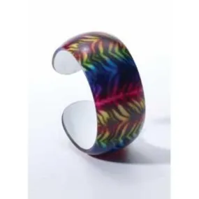 Rainbow Tiger Bangle Bracelet