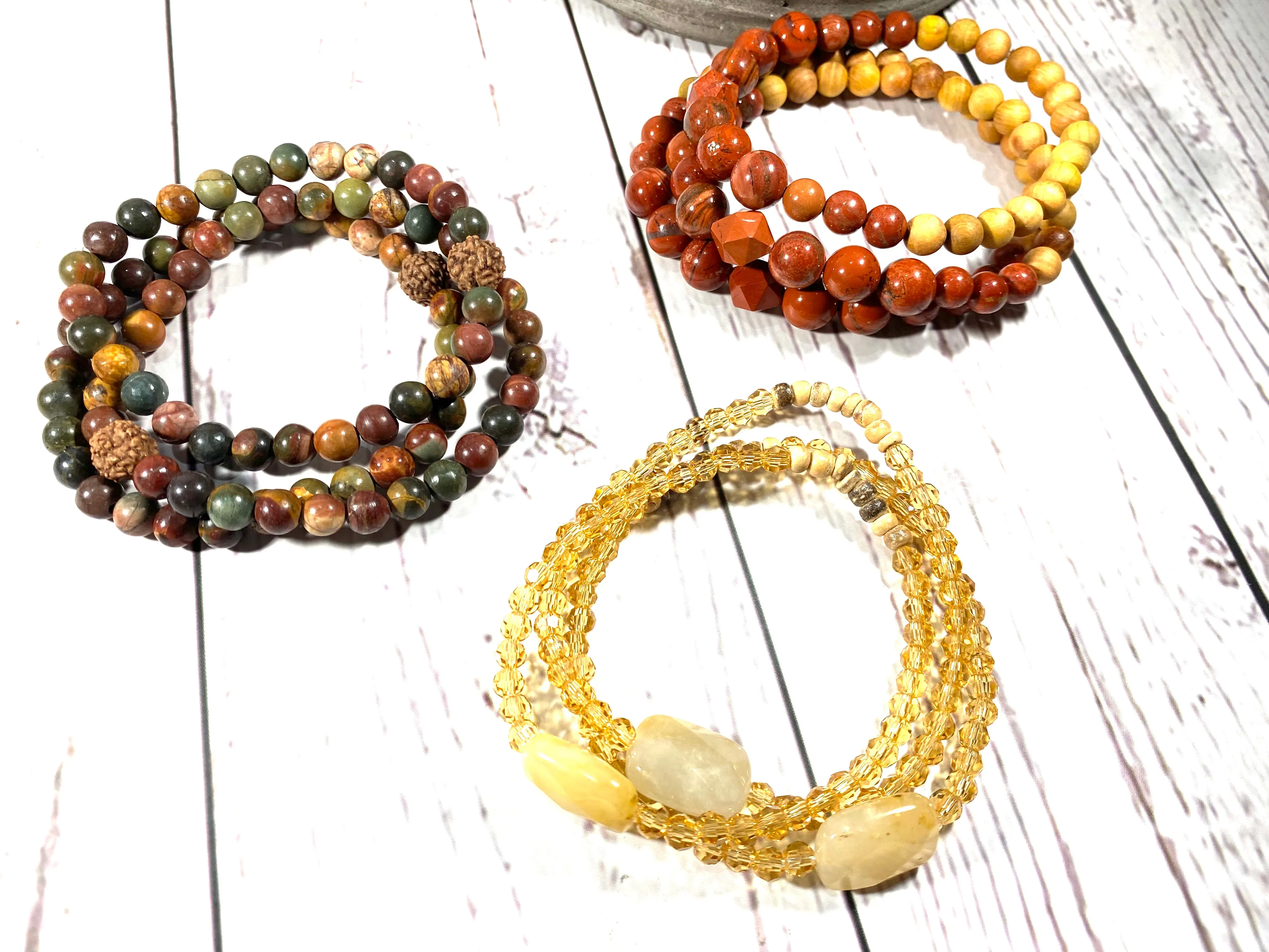 Red Jasper Crystal Diffuser Bracelet