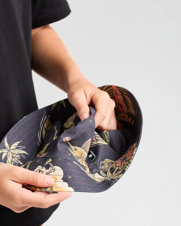 The Mad Hueys FROTHIN OUT | YOUTH REVERSIBLE BUCKET HAT