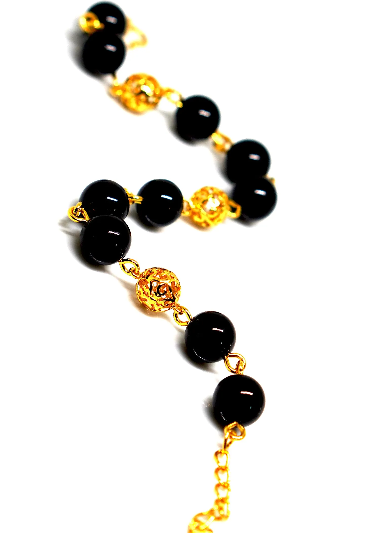 The "Elizabeth" Filigree Ball Bracelet