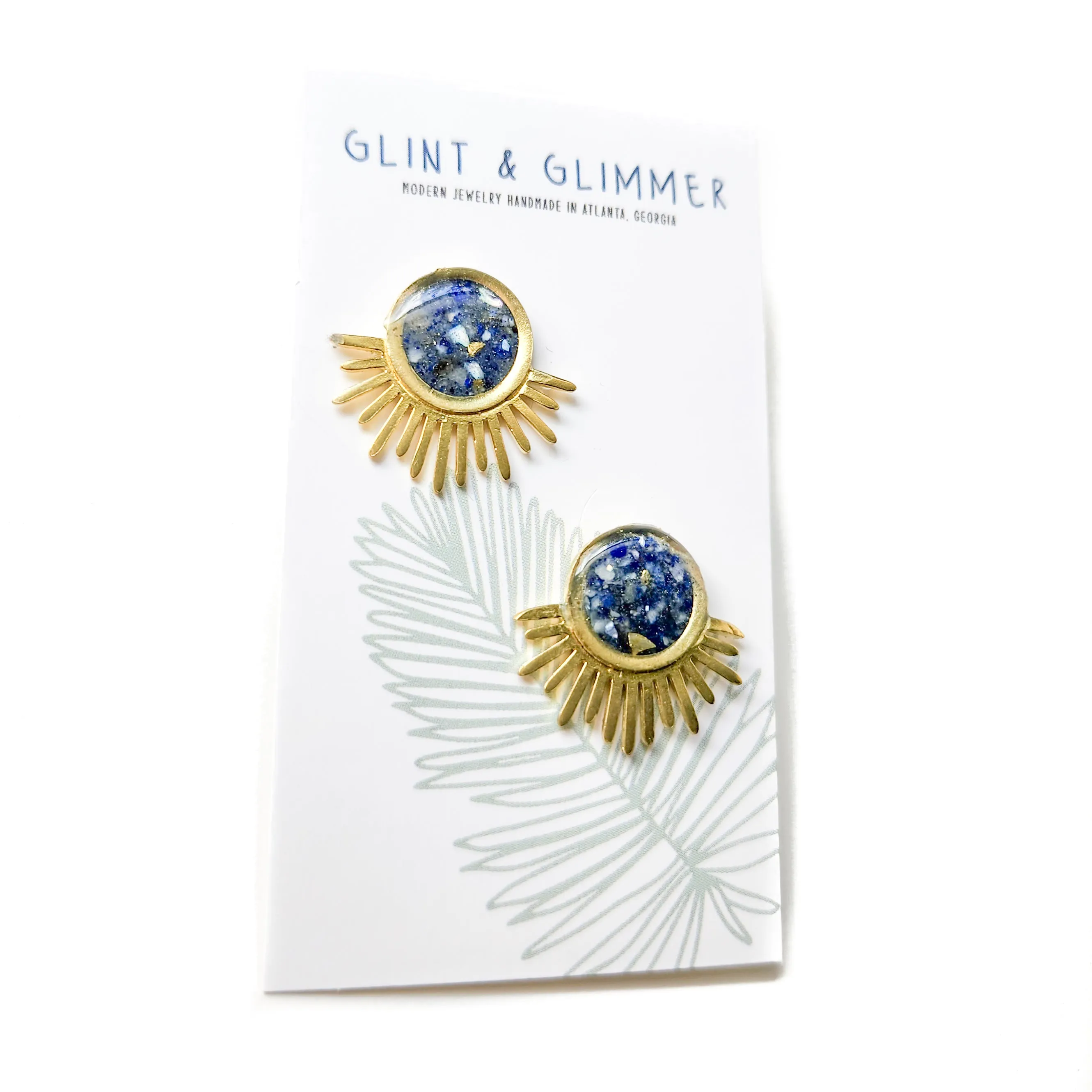 Tierney Gemstone and Resin Earrings