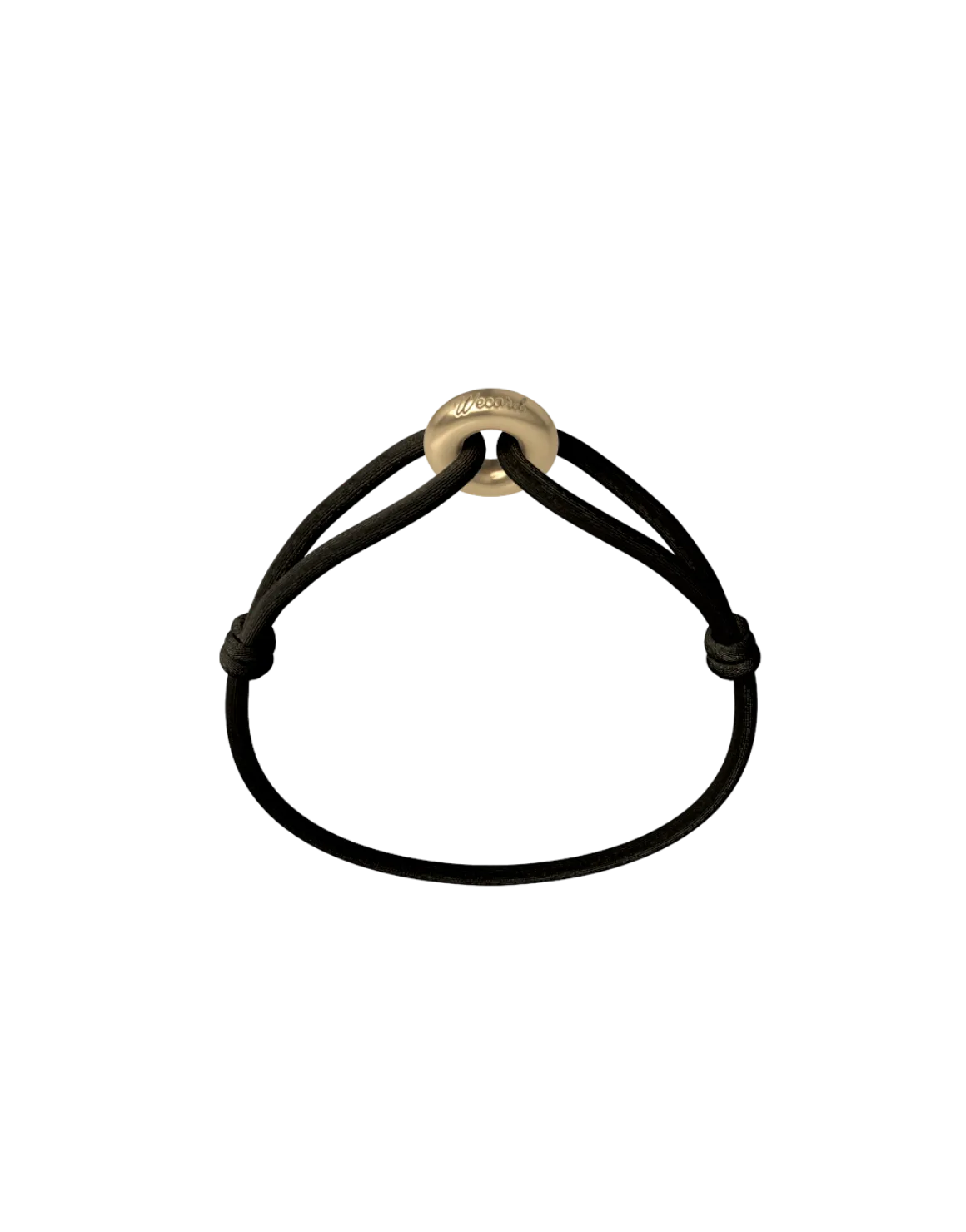 Wecord Golden Soho Cord Bracelet - Black